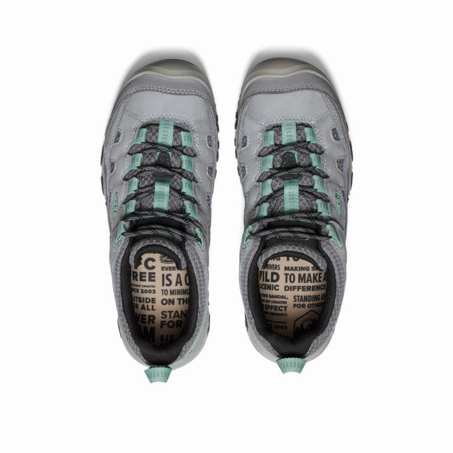 Women's Targhee IV Vented Hiking Shoe  |  Alloy/Granite Green Blossom Lane