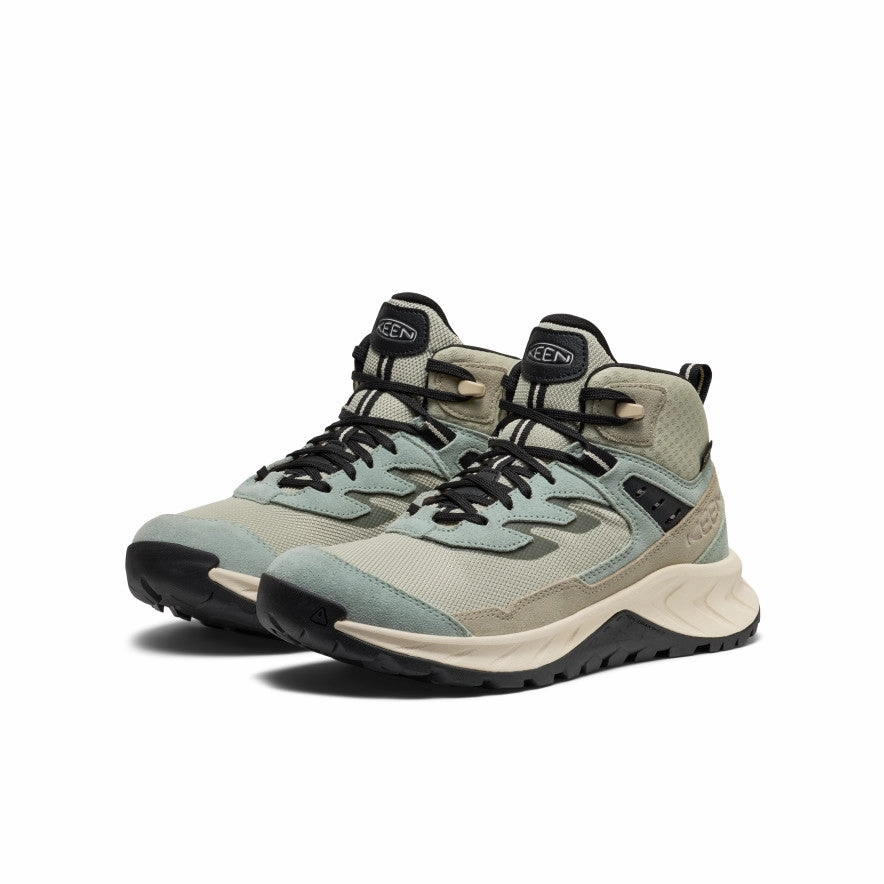 Women's Hightrail Waterproof Hiking Boot  |  Iceberg Green/Abbey Stone Feather Light Work Commute