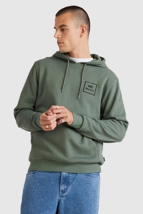 Wrinkle Resistant RVCA All The Ways Hoodie Jade