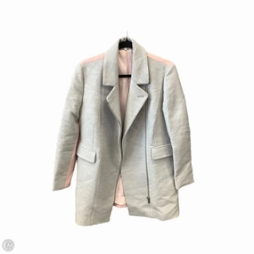 Coat Designer By Rebecca Minkoff In Grey, Size: Xs Adjustable Cuff Design