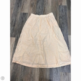 Skirt Designer By Lafayette 148 In Orange, Size: 12 Stretchy