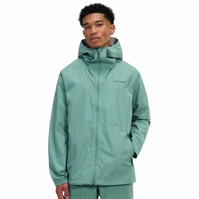 Berghaus Mens Deluge Pro 3.0 Waterproof Walking Jacket Packable Feature Eco Certified Textiles