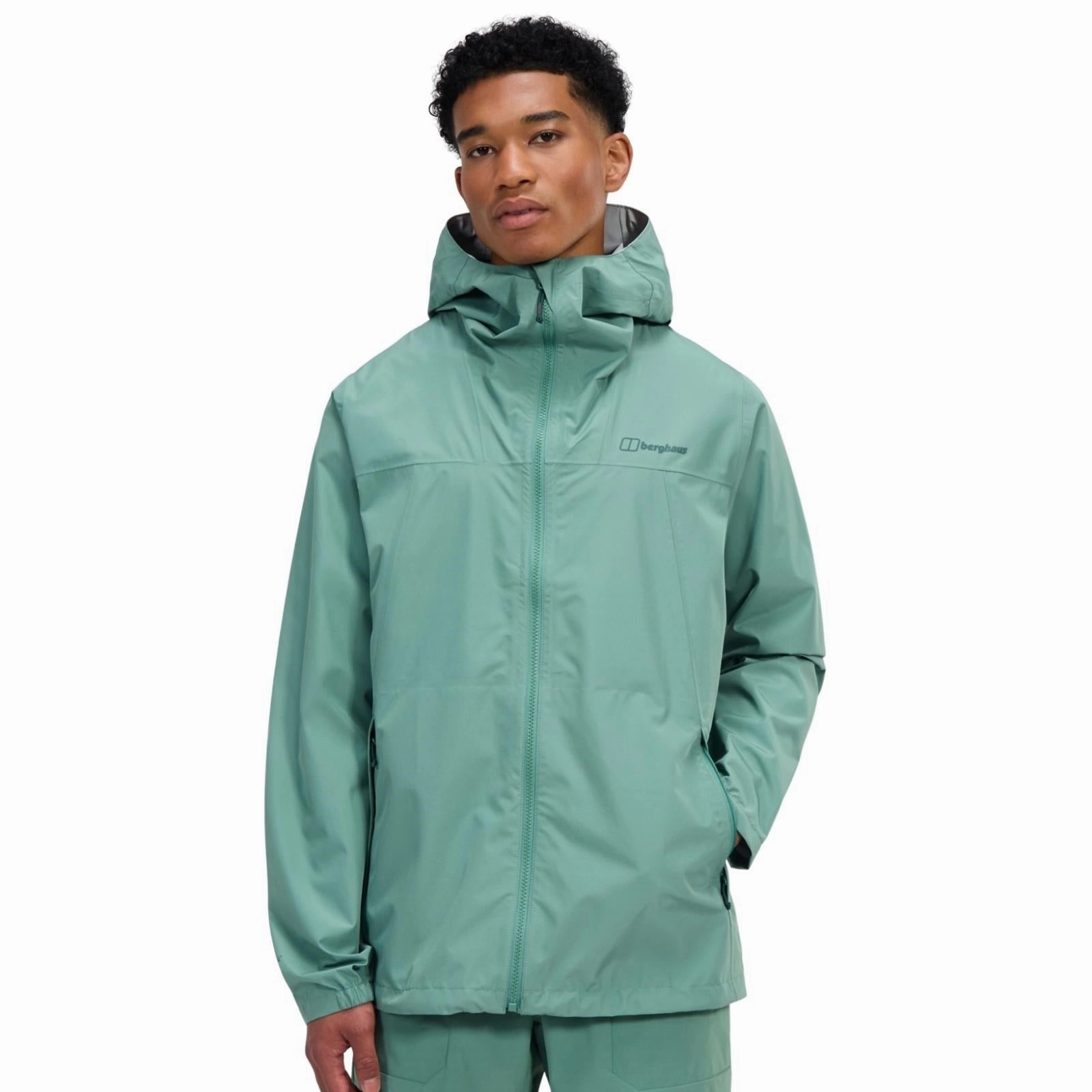 Berghaus Mens Deluge Pro 3.0 Waterproof Walking Jacket Packable Feature Eco Certified Textiles