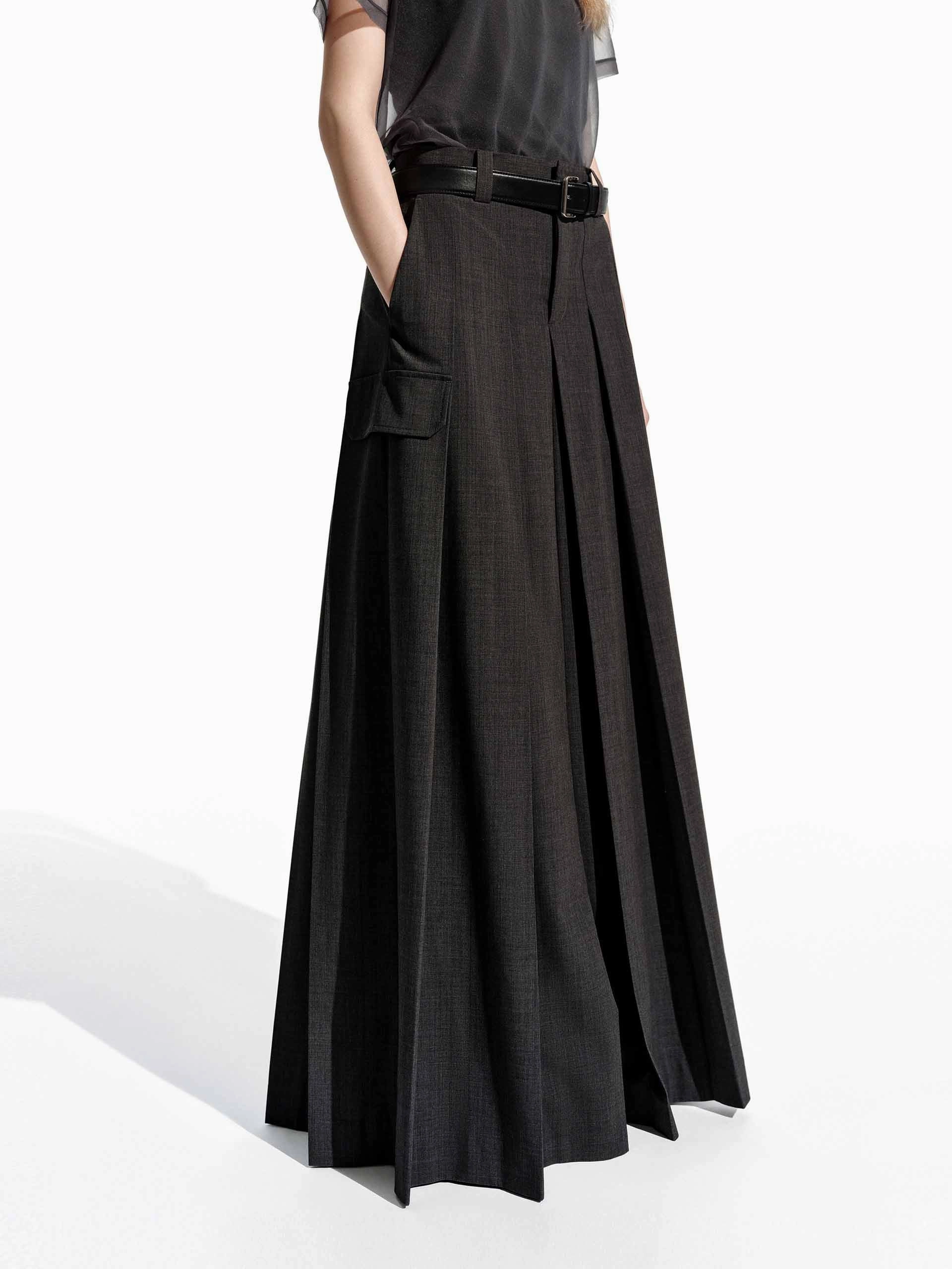 Functional Fashion Quick Motion Wide Leg Pleated Pants