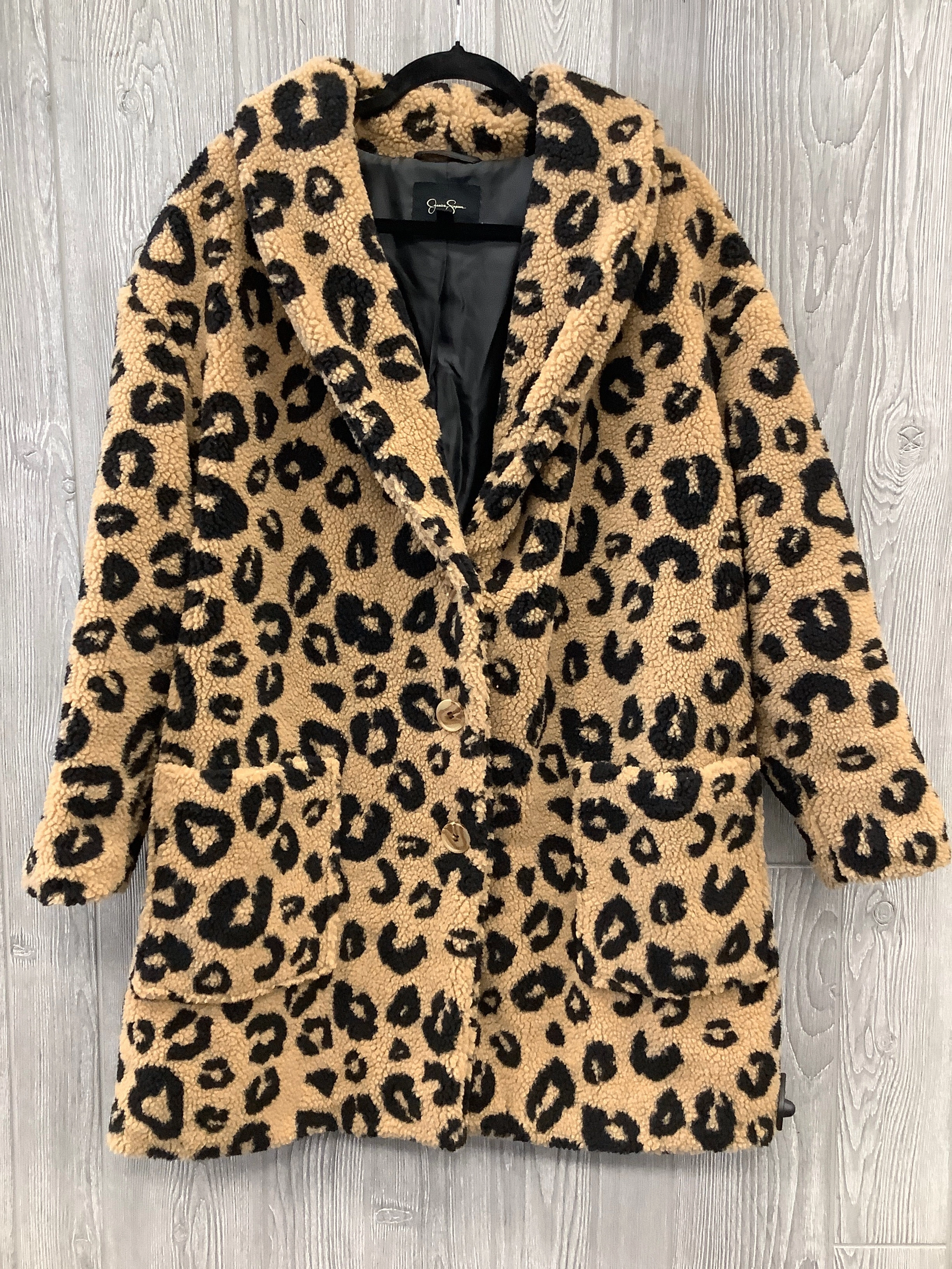 Coat Other By Jessica Simpson In Animal Print, Size: 1x Breathable Design