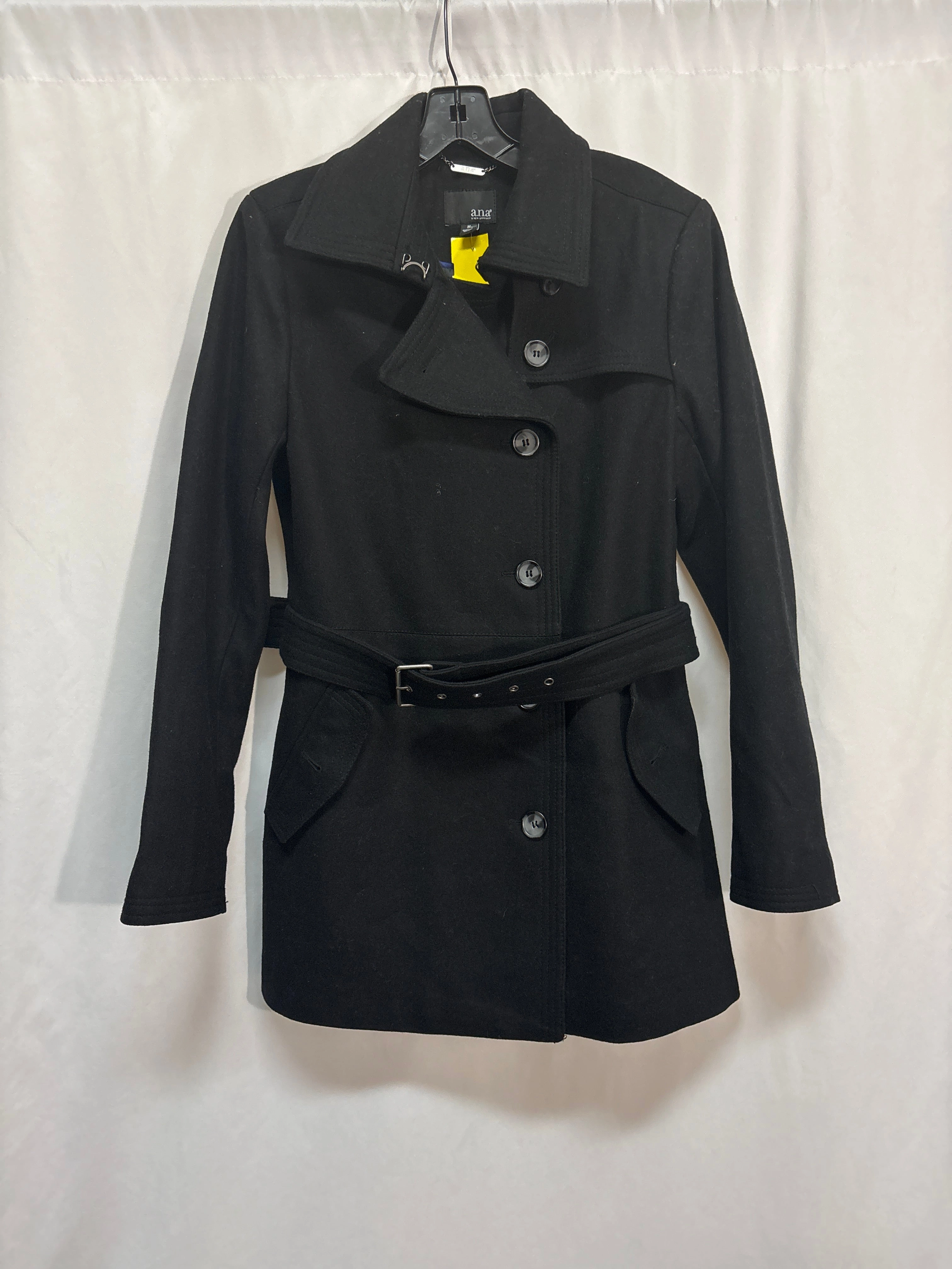 Warm Layer Option Waterproof Coating Coat Wool By Ana In Black, Size: M