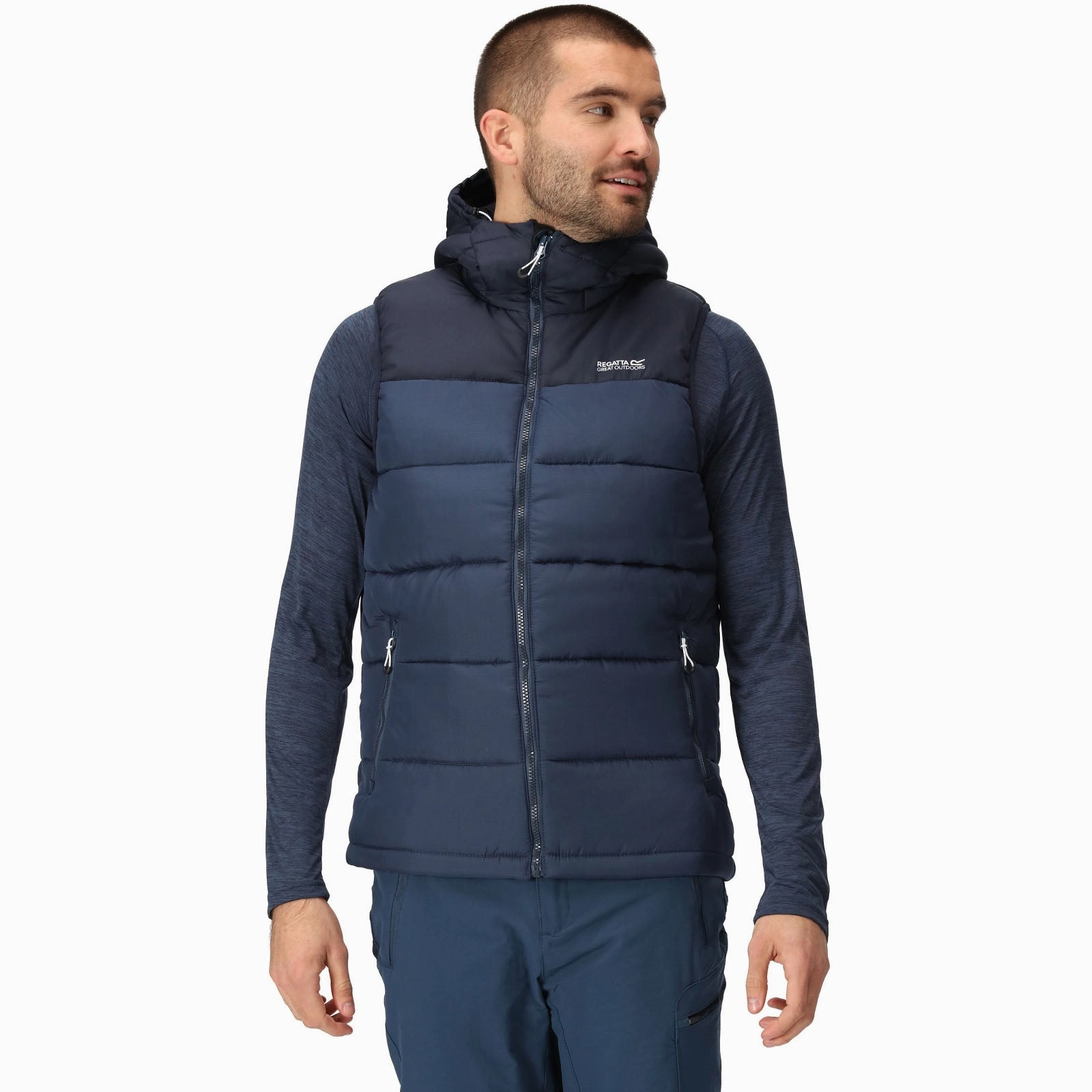 Shock Absorbent Padding Regatta Mens Nevado Heavyweight Hooded Gilet