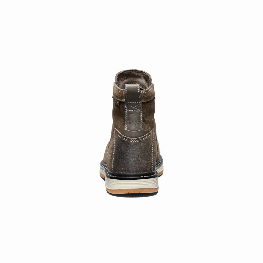Waterproof Morning Walk Stable Support Remote Hiking Women's San Jose 6" Waterproof 90?? Heel Boot (Aluminum Toe)  |  Steel Grey/Gum