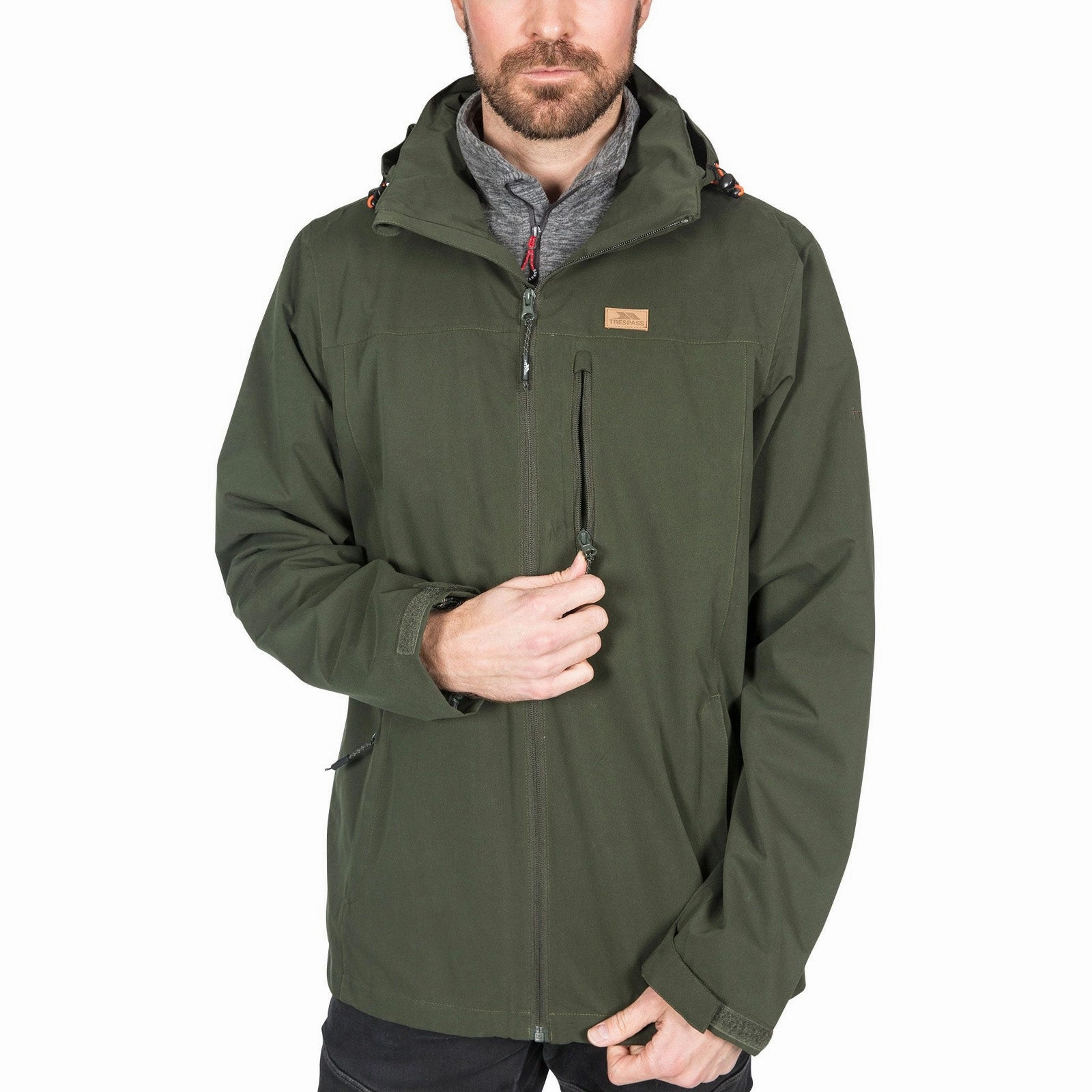 Trespass Mens Weir Waterproof Walking Jacket Heavyweight Warmth Urban Fit Look