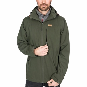 Trespass Mens Weir Waterproof Walking Jacket Heavyweight Warmth Urban Fit Look
