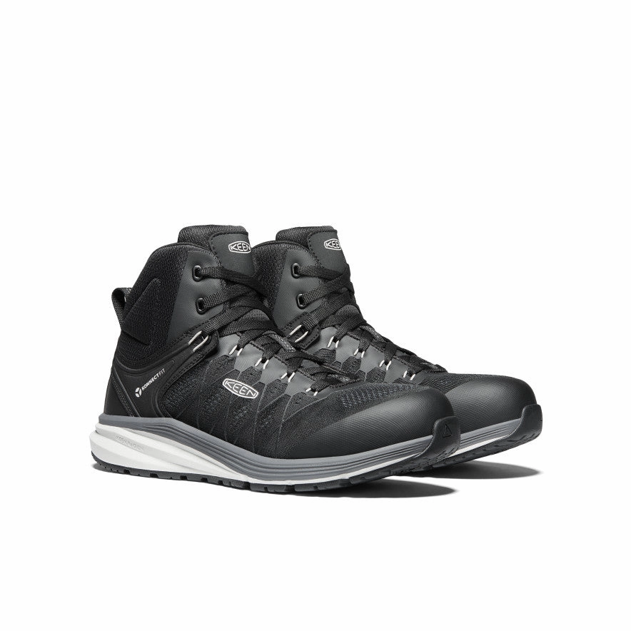 Durable Shell Backcountry Camper Men's Vista Energy Mid (Carbon Toe)  |  Vapor/Black