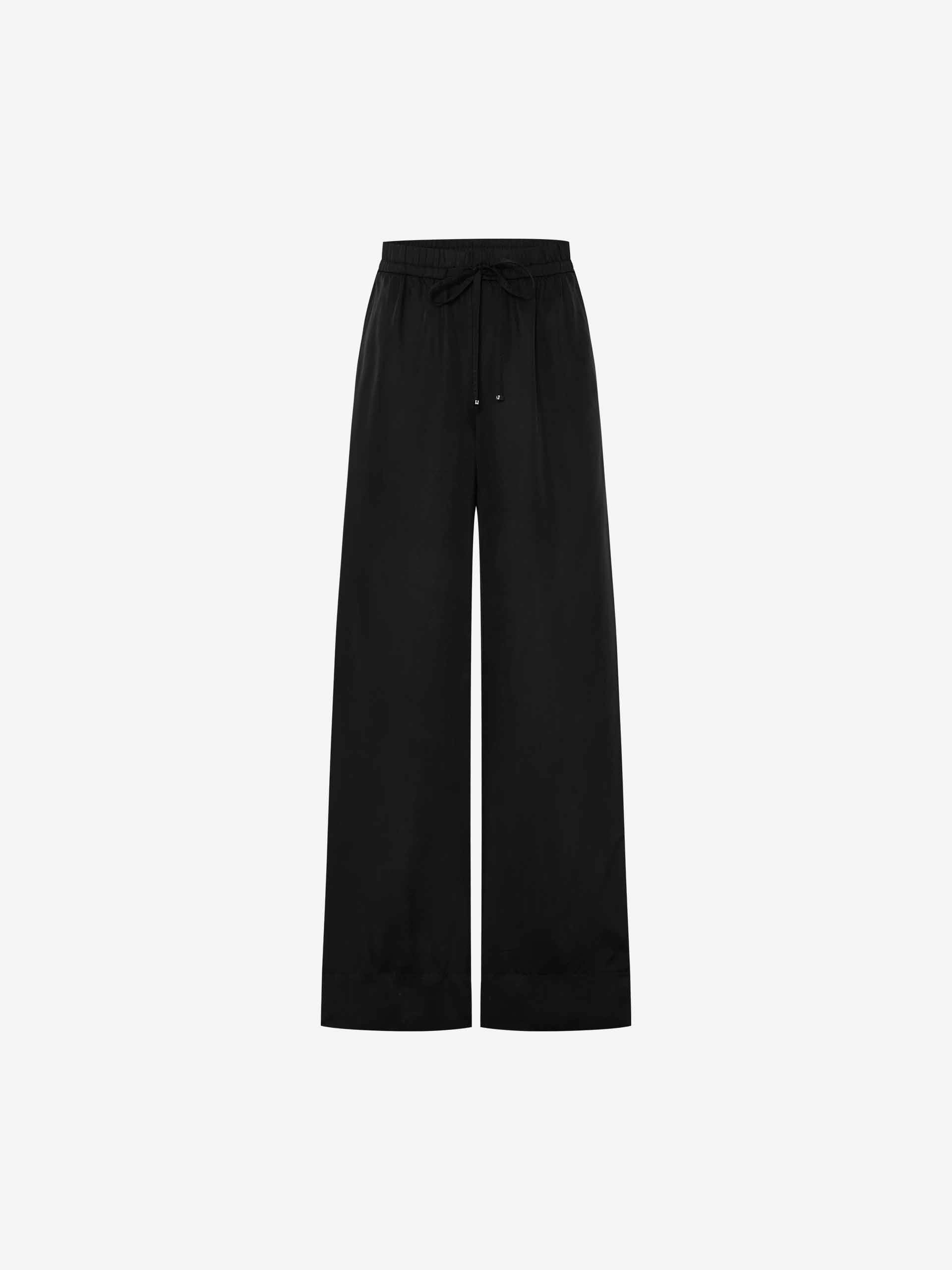 With Drawstring Straight Trousers Simple Comfort Wear High Quality Material