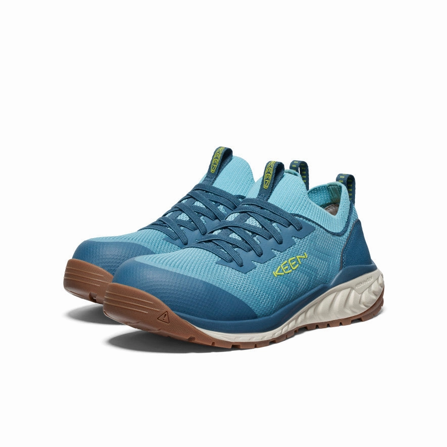 Closed Toe Women's Arvada Shift Work Sneaker (Carbon Toe)  |  Reef Waters/Legion Blue