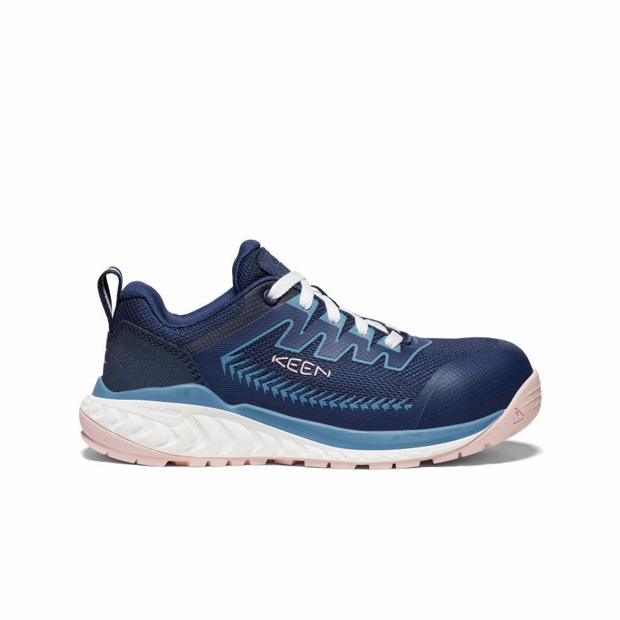 Women's Arvada Work Sneaker (Carbon Toe)  |  Naval Academy/Peach Whip Short Step