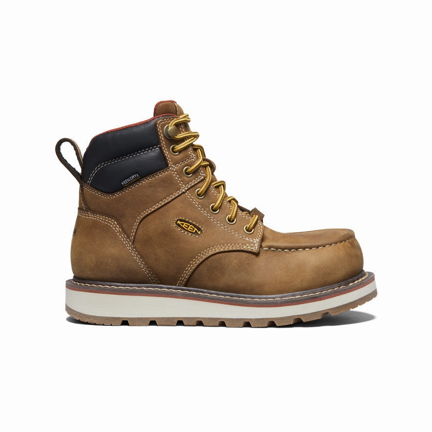 Flexible Frame Rough Terrain Women's Cincinnati 6" Waterproof Boot (Carbon Toe)  |  Belgian/Sandshell
