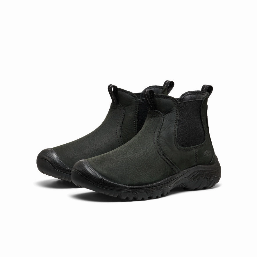Women's Greta II Waterproof Chelsea  |  Black/Black Comfort Gusset