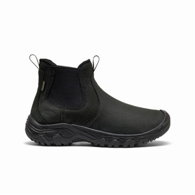 Durable Shell Outdoor Trek Eco Material River Crossing Women's Greta II Waterproof Chelsea  |  Black/Black