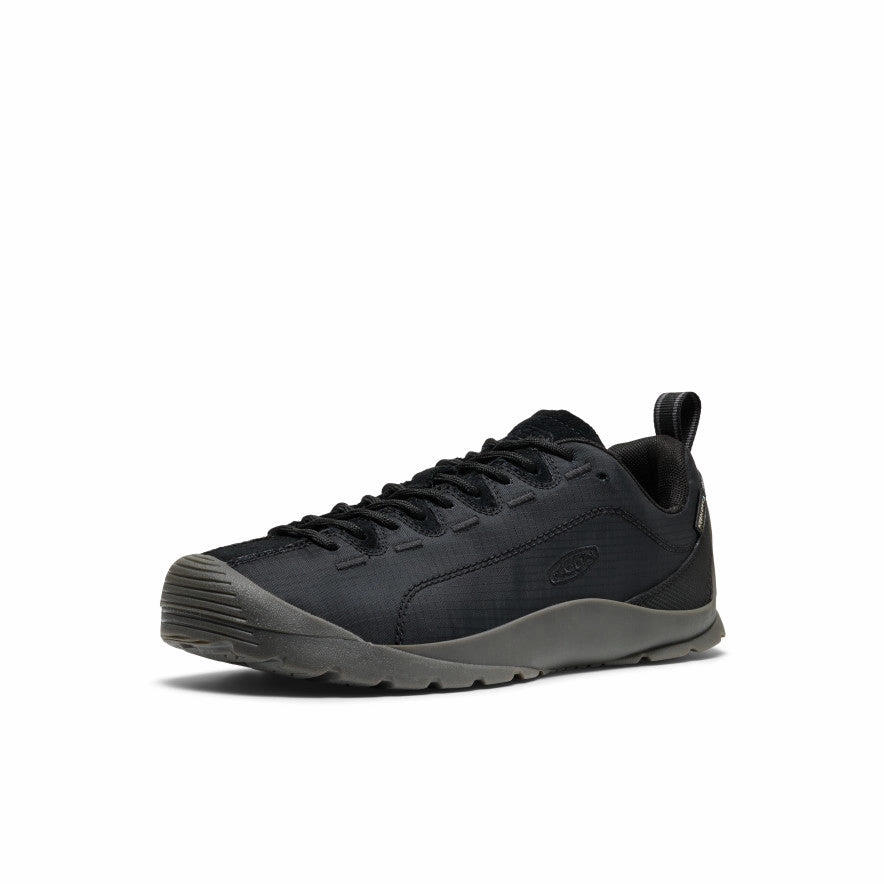 Women's Jasper Nylon Waterproof Sneaker  |  Black/Black Minimal Detail Logo Bold