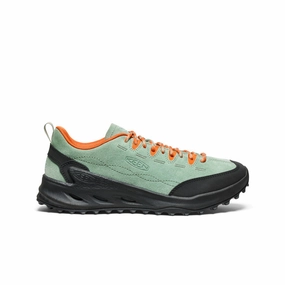 Shock Absorbing Midsole Women's Jasper Zionic Sneaker  |  Granite Green/Gold Flame