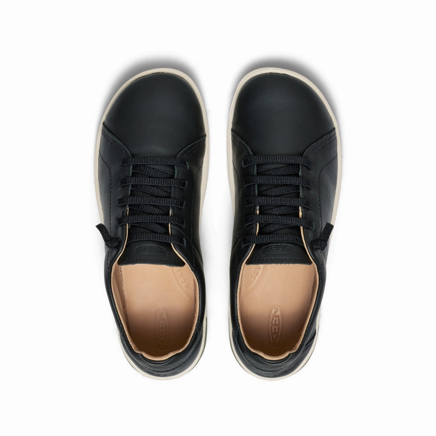Grip Comfort Women's KNX Leather Sneaker  |  Black/Star White