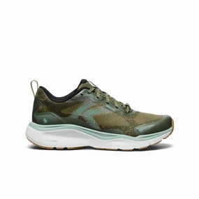 Roll Step Women's Leiki Waterproof Hiking Shoe  |  Winter Moss/Granite Green