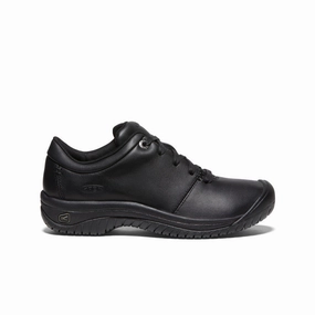 Women's PTC Oxford  |  Black Breathable Perforated Panel