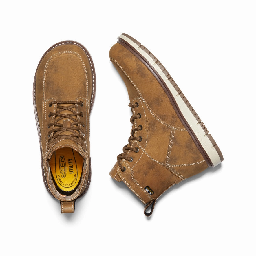 Women's San Jose 6" Waterproof Boot (Aluminum Toe)  |  Almond/Gum Family Reunion