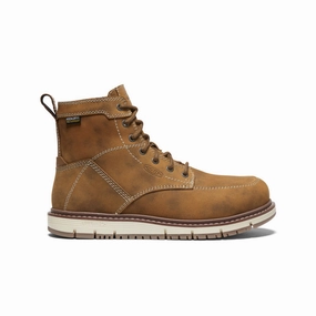 Women's San Jose 6" Waterproof Boot (Aluminum Toe)  |  Almond/Gum Cushioned Step Adventure Journey Anti Odor All Day Worker