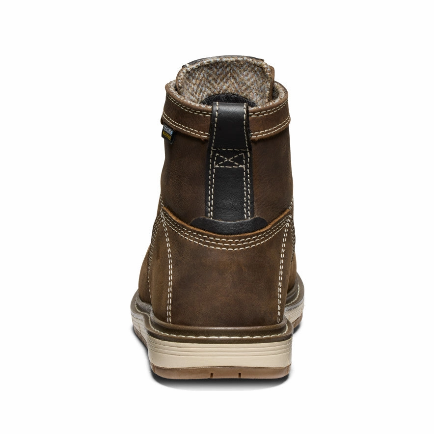 Women's San Jose 6" Waterproof Boot (Aluminum Toe)  |  Cascade Brown/Gum Protective Finish Mountain Climber Anti Slip Traction