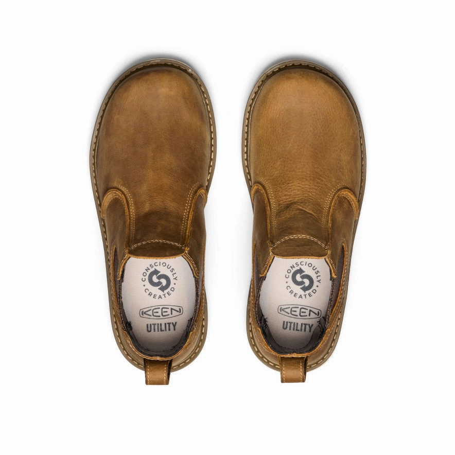 Shock Absorbing Winter Walker Work Approved Women's San Jose Chelsea 90?? Heel Boot (Soft Toe)  |  Belgian/Gum