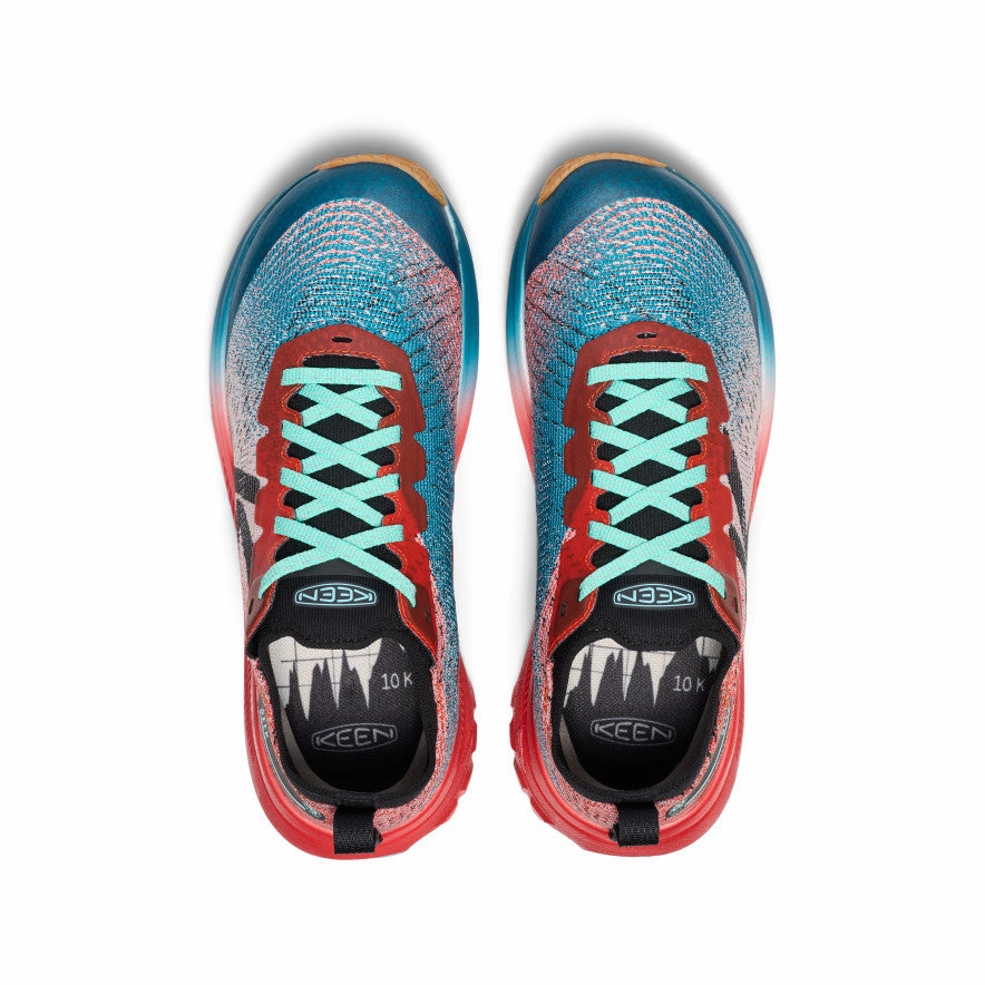 Recycled Components Women's Seek Trail Running Shoe  |  Grenadine/Ocean Depths
