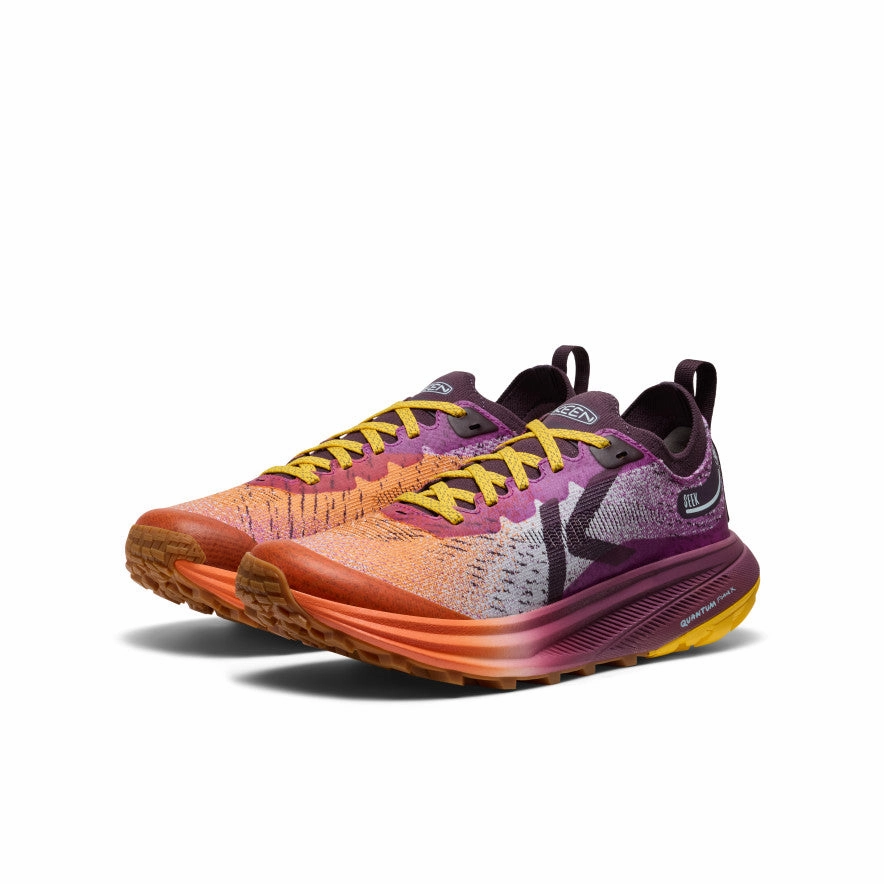 Sporty Edge Women's Seek Trail Running Shoe  |  Willowherb/Orange Peel