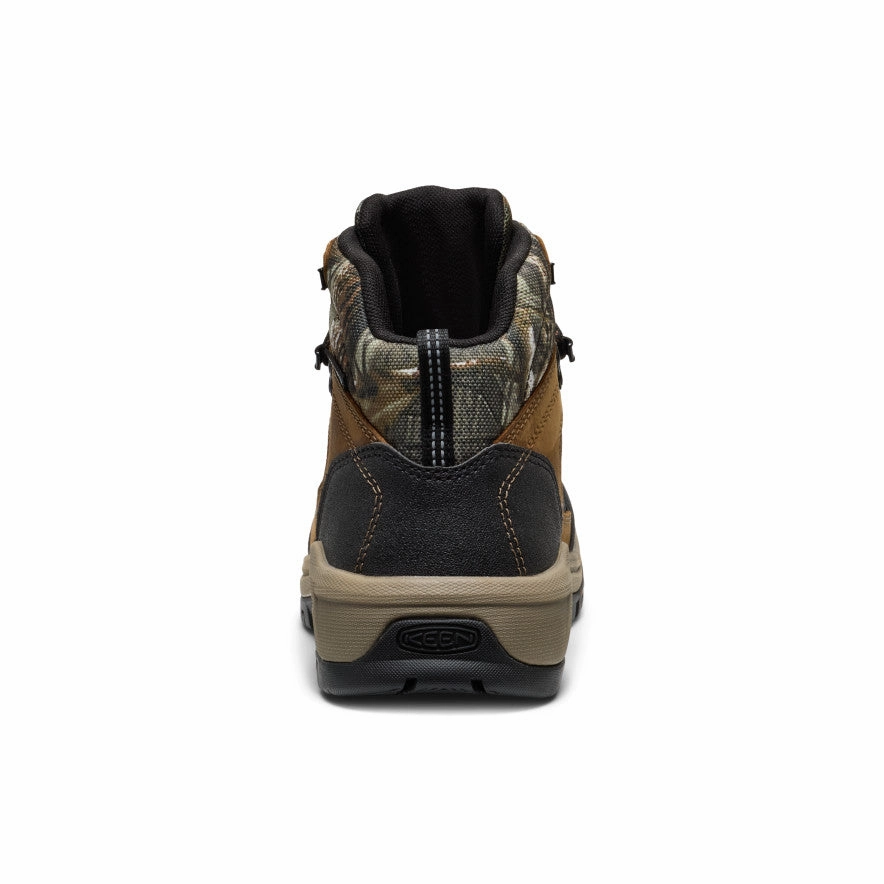 Comfortable Upper Women's Skokie Waterproof Work Boot (Soft Toe)  |  Camo/Black