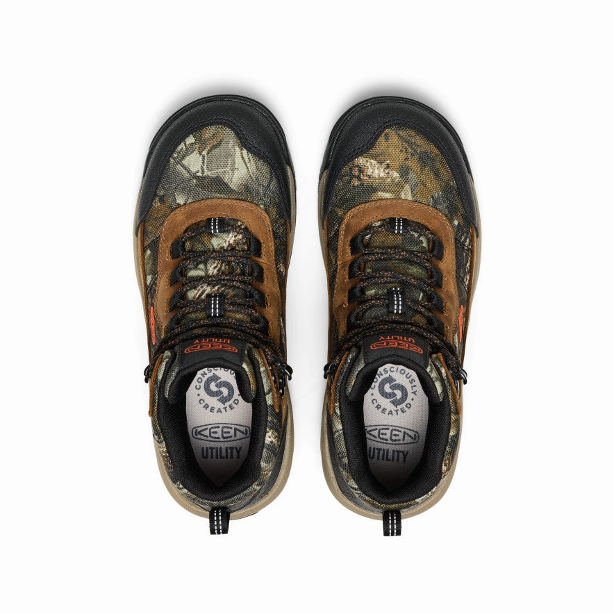 Snow Storm Women's Skokie Waterproof Work Boot (Soft Toe)  |  Camo/Black