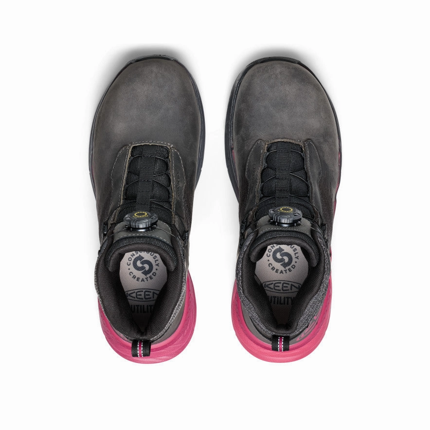 Women's Snapline RF Waterproof Boot (Carbon Toe)  |  Magnet/Black Eco Material Rural Traveler Seamless Stitching