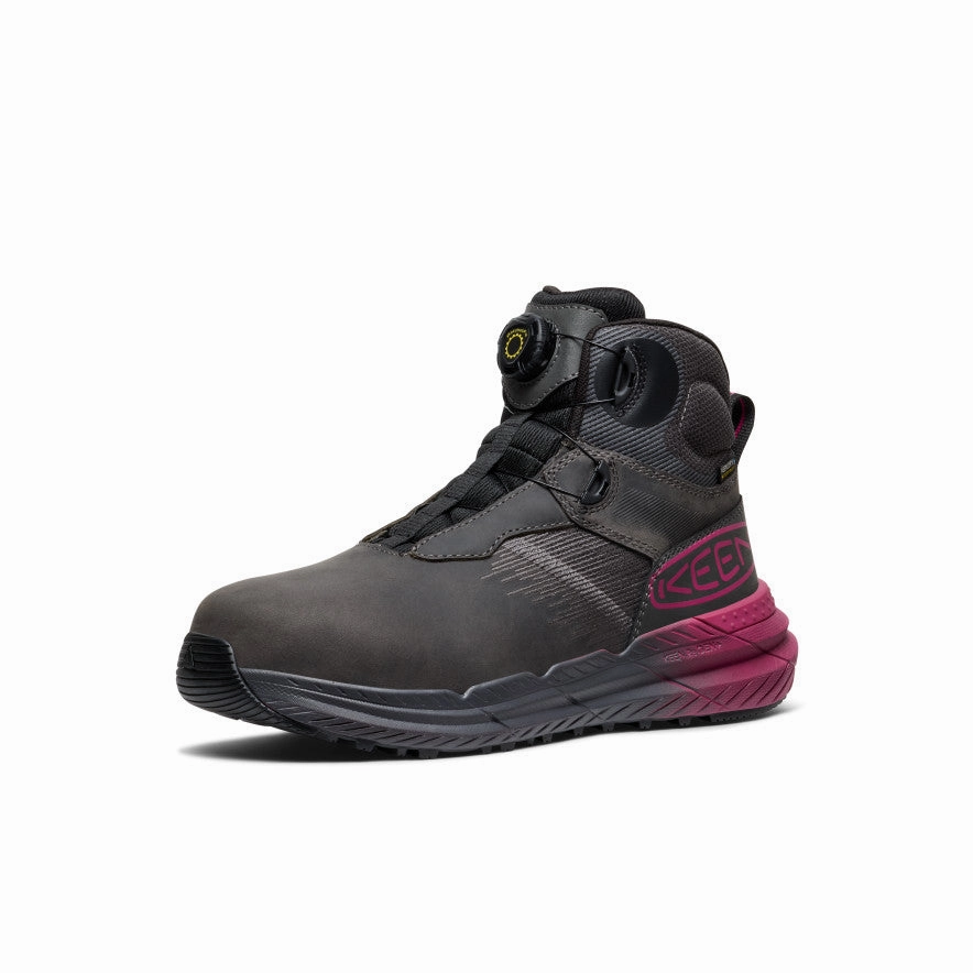 Women's Snapline RF Waterproof Boot (Carbon Toe)  |  Magnet/Black Mud Resistant Backcountry Camper Minimal Build