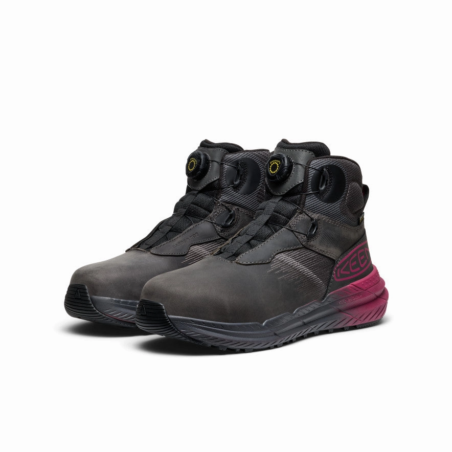 Women's Snapline RF Waterproof Boot (Carbon Toe)  |  Magnet/Black MachineWashable