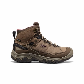 Multi   Purpose Women's Targhee IV Waterproof Hiking Boot  |  Brindle/Nostalgia Rose