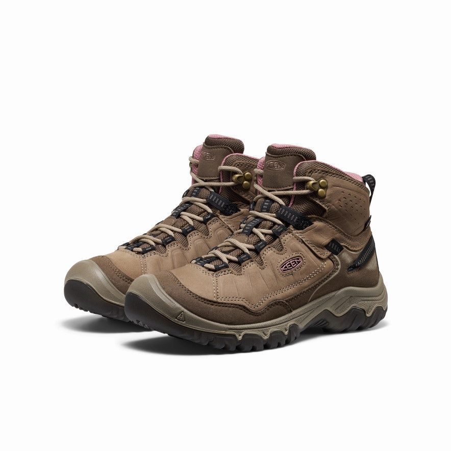 Indoor Use Women's Targhee IV Waterproof Hiking Boot  |  Brindle/Nostalgia Rose
