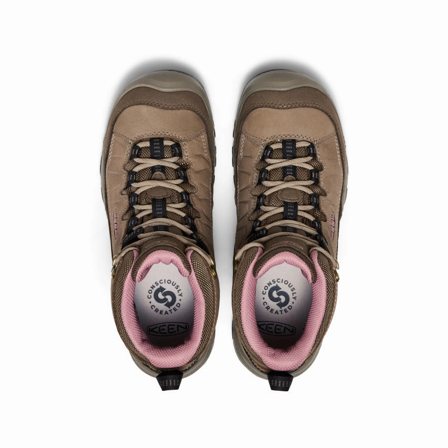 Women's Targhee IV Waterproof Hiking Boot  |  Brindle/Nostalgia Rose Comfy Cushion