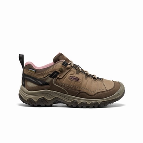 Foot Vent Fashion Ease Women's Targhee IV Waterproof Hiking Shoe  |  Brindle/Nostalgia Rose