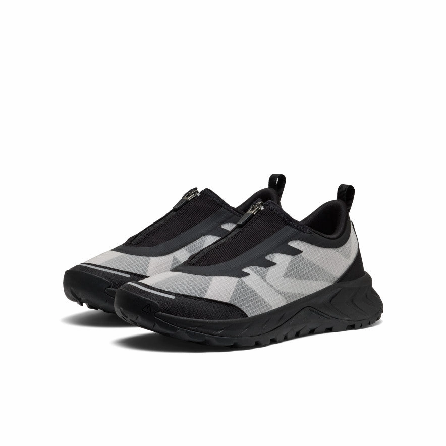 Cushioned Comfort Women's TTS Zip Sneaker  |  Black/Black