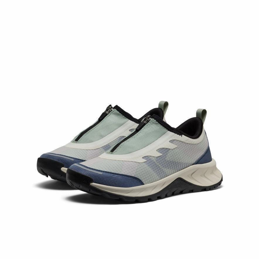 Natural Fiber Textiles Women's TTS Zip Sneaker  |  Iceberg Green/Vintage Indigo