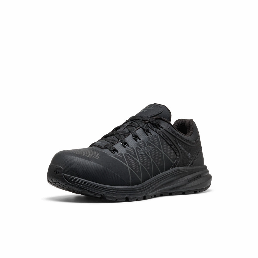 Smooth Steps Women's Vista Energy XT Work Sneaker INT MET (Carbon Toe)  |  Black/Magnet