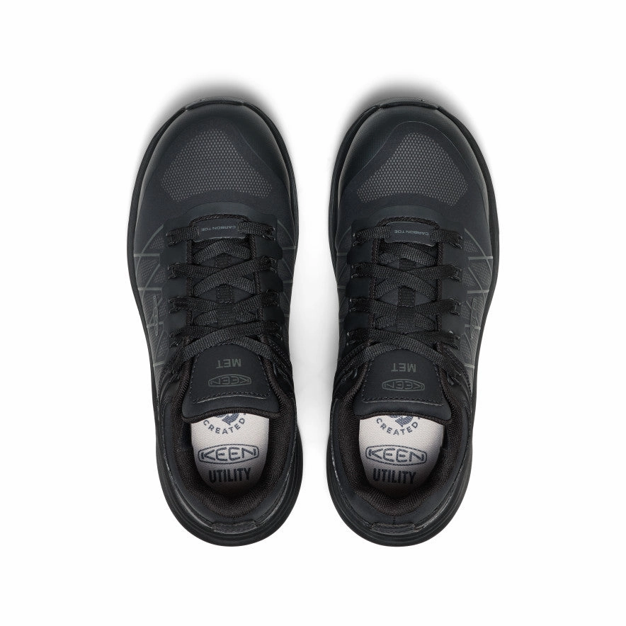 Dynamic Flex Grooves Mules style Women's Vista Energy XT Work Sneaker INT MET (Carbon Toe)  |  Black/Magnet
