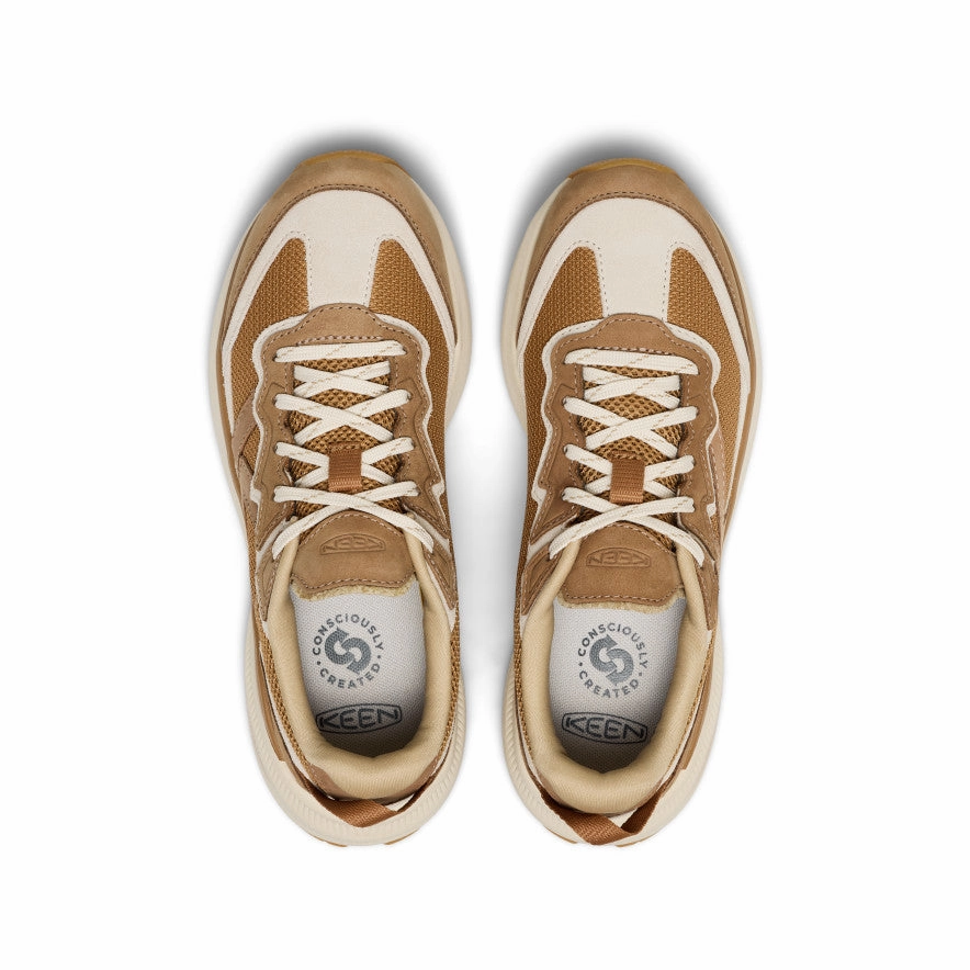 Agile Comfort Women's WK500 Leather Walking Shoe  |  Cornstalk/Safari
