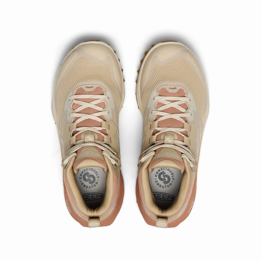 Women's Zionic NXT Waterproof Hiking Boot  |  Safari/Cork Chain Touch Seamless Comfort Urban Commute