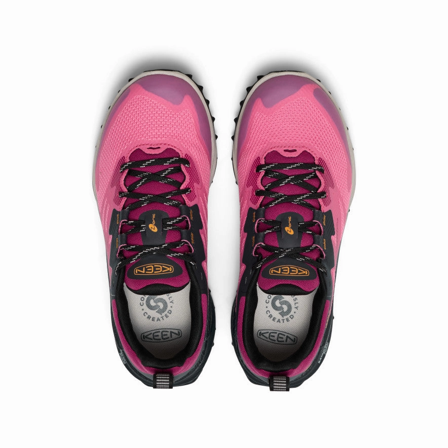 Women's Zionic NXT Waterproof Hiking Shoe  |  Pink Lemonade/Bright Marigold Mixed Texture