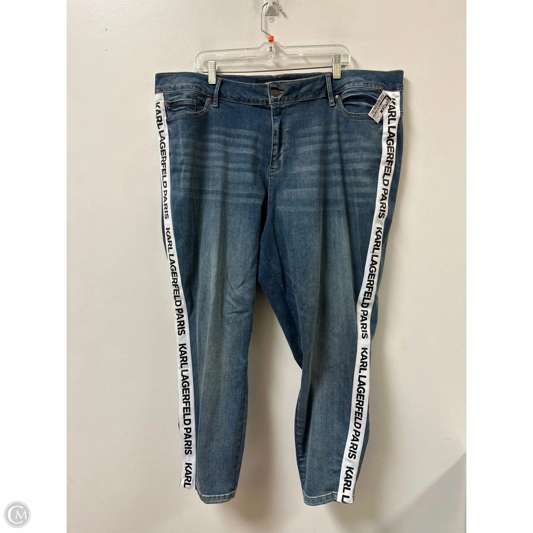 Jeans Designer By Karl Lagerfeld In Blue Denim, Size: 24 Work Meeting Casual