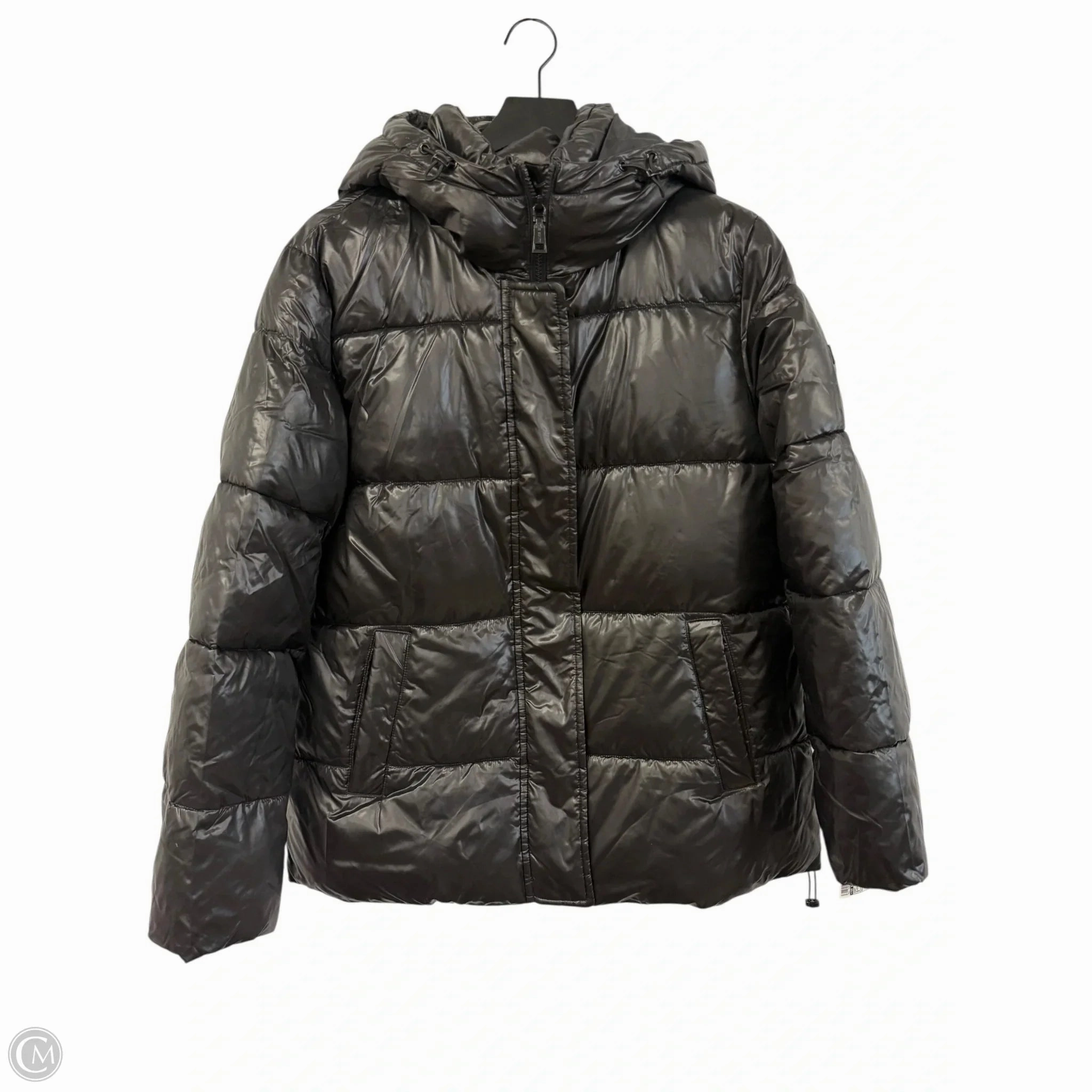 Easy Layering MultiPocket Layout Coat Puffer & Quilted By Two By Vince Camuto In Black, Size: M